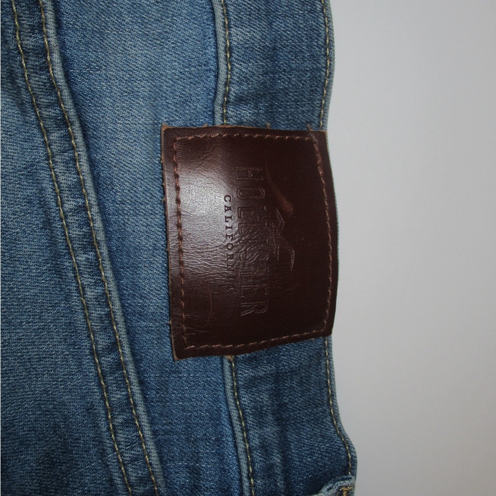 Hollister Men's Denim Jeans with Brown Patch